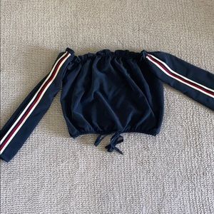 Vintage Havana off the shoulder shirt